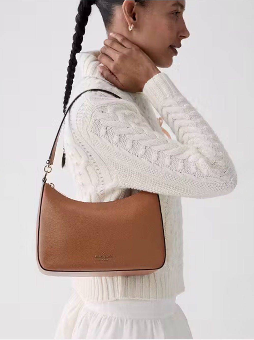 kate spade Margot Medium Shoulder Bag in Gingerbread Brown